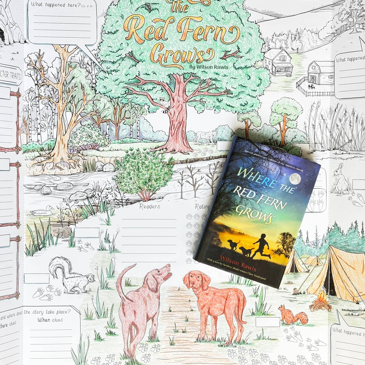Where the Red Fern Grows Read-Aloud Poster
