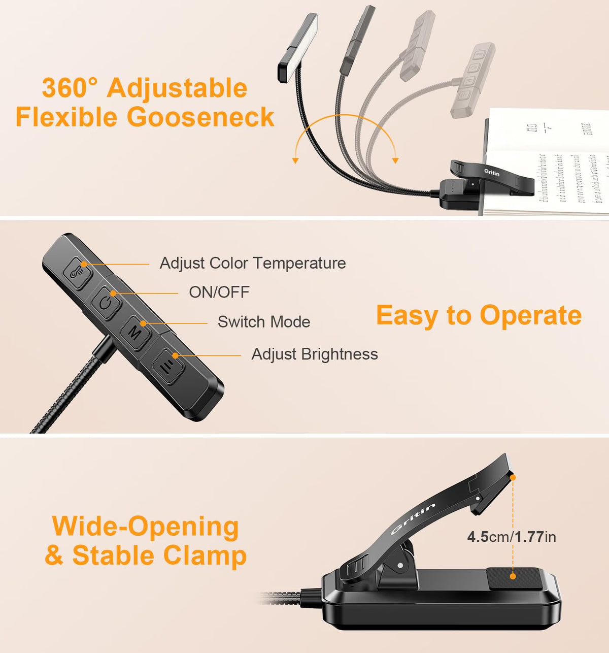 Rechargeable Clip-on Night Light