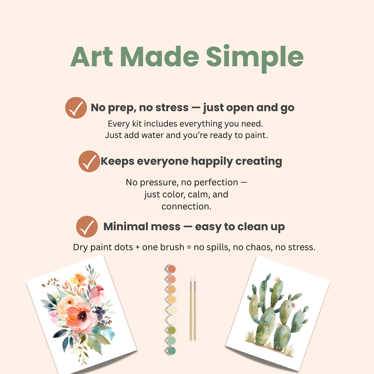 All-In-One Beginner Watercolor Paint Set - Honey Bee