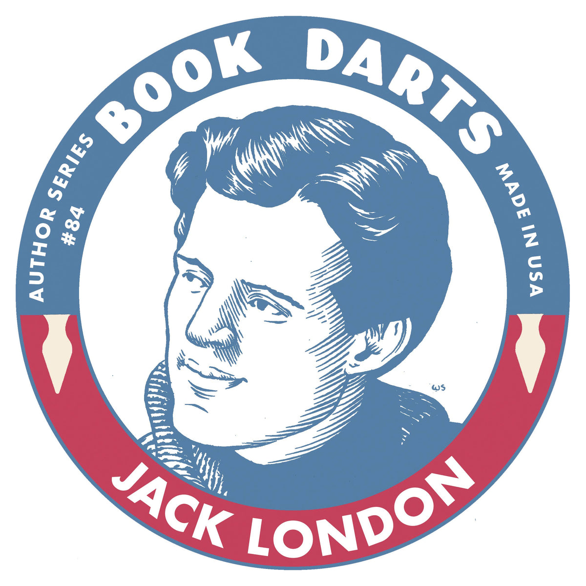 Tin Book Dart - Author Series # 85 - Jack London