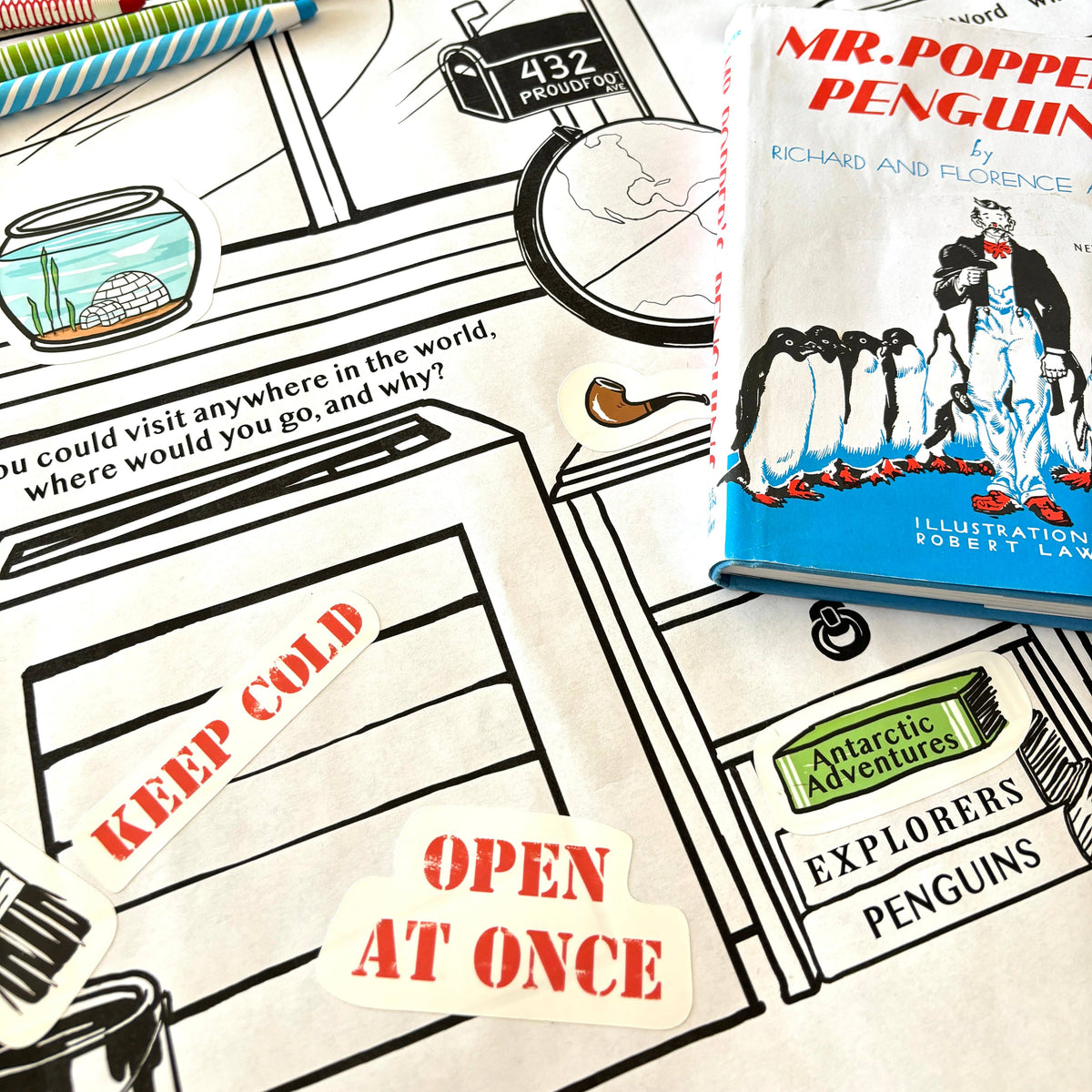 Mr. Popper’s Penguins Read-Aloud Poster