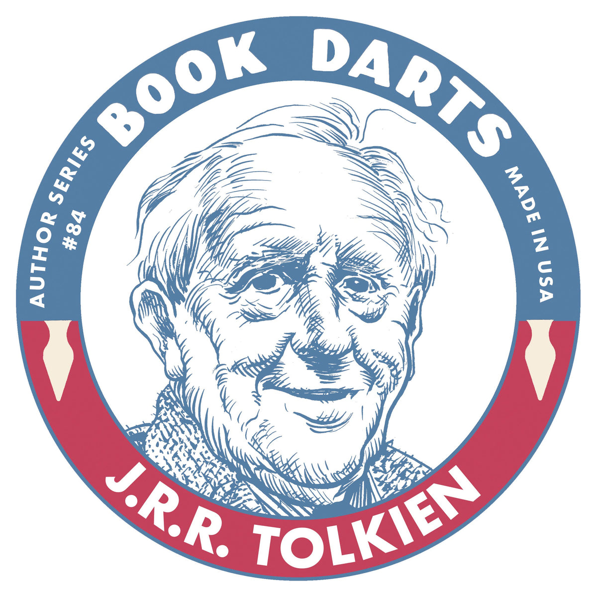 Tin Book Dart - Author Series # 84 - J.R.R. Tolkien