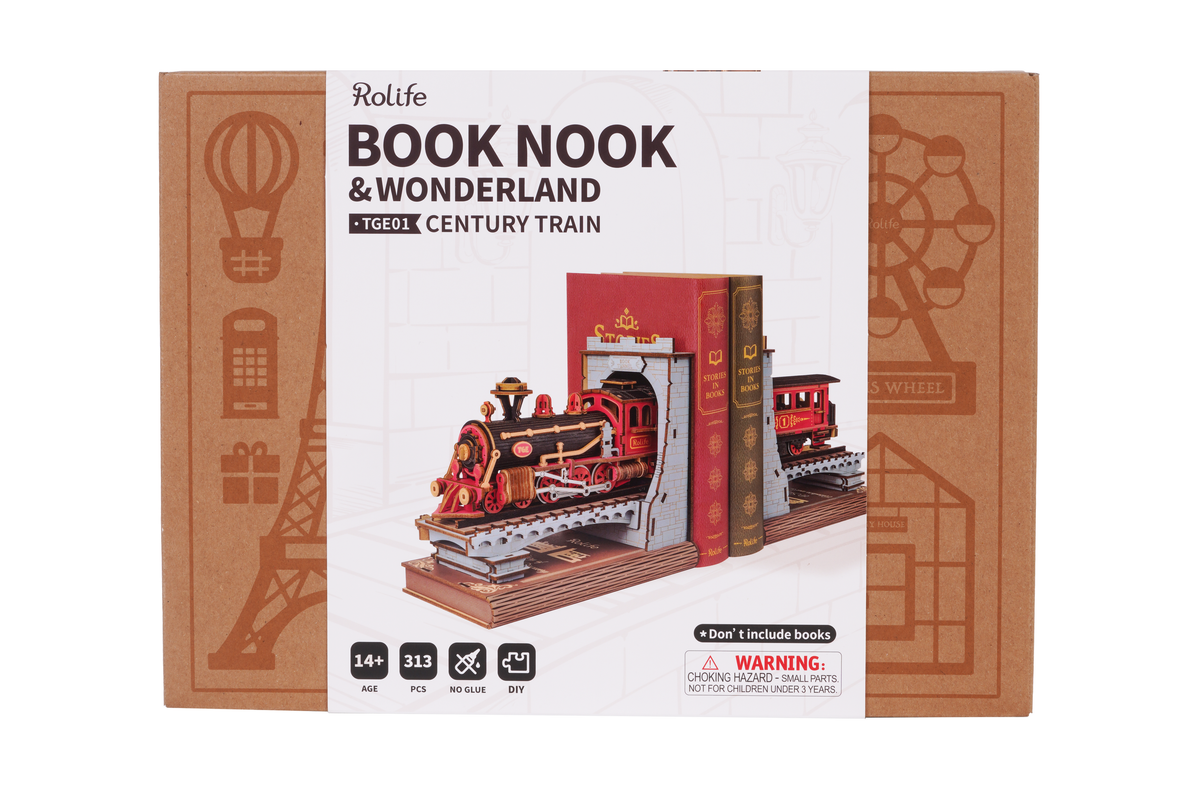 Century Train Book Ends